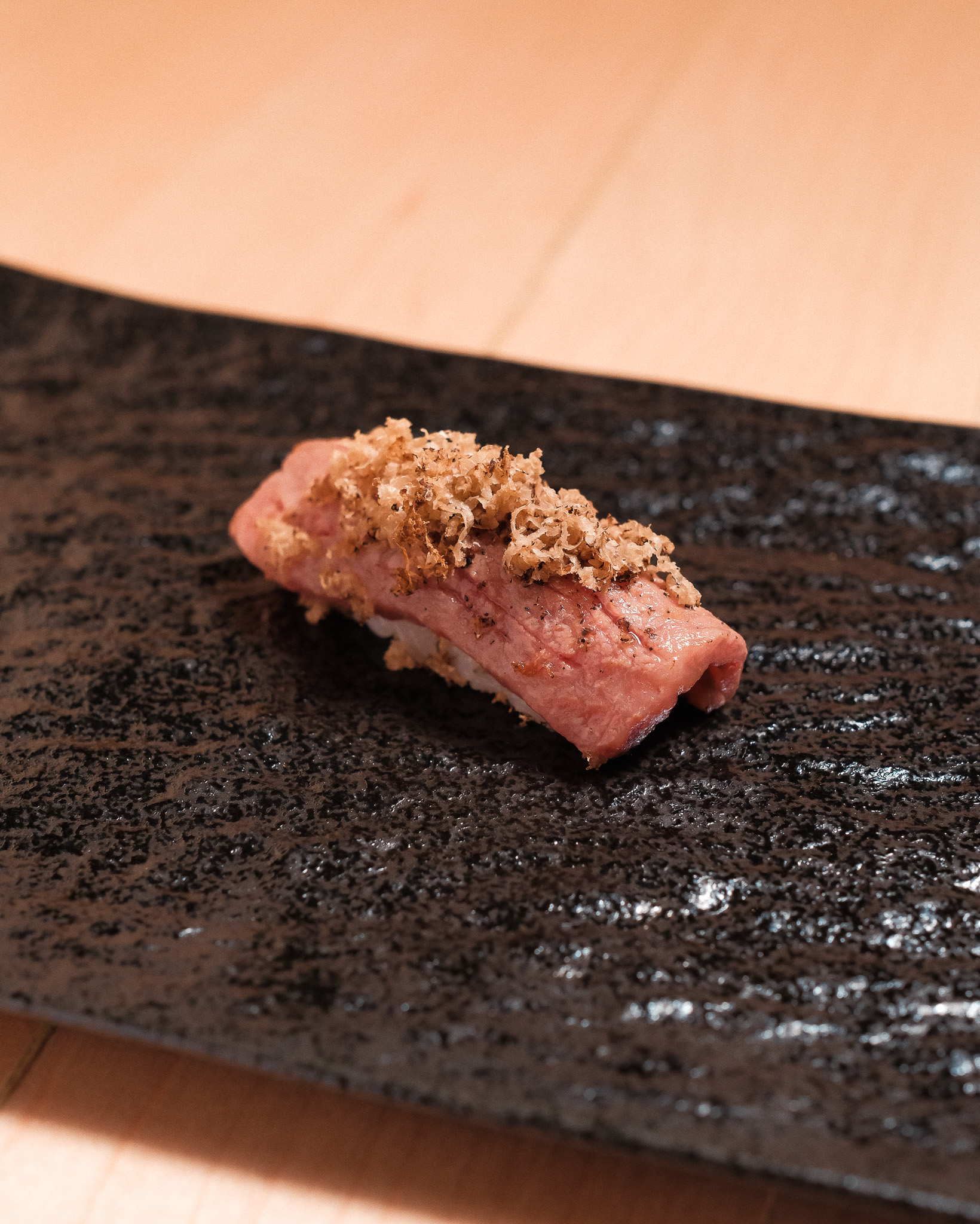 A5 Wagyu beef with fresh truffle